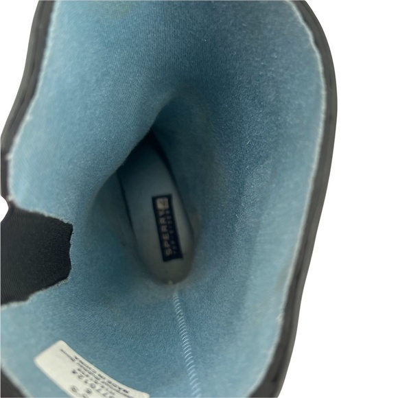 Sperry Top-Sider Black Nellie Quilted Rain Boots Size 6 Women’s - Picture 5 of 8